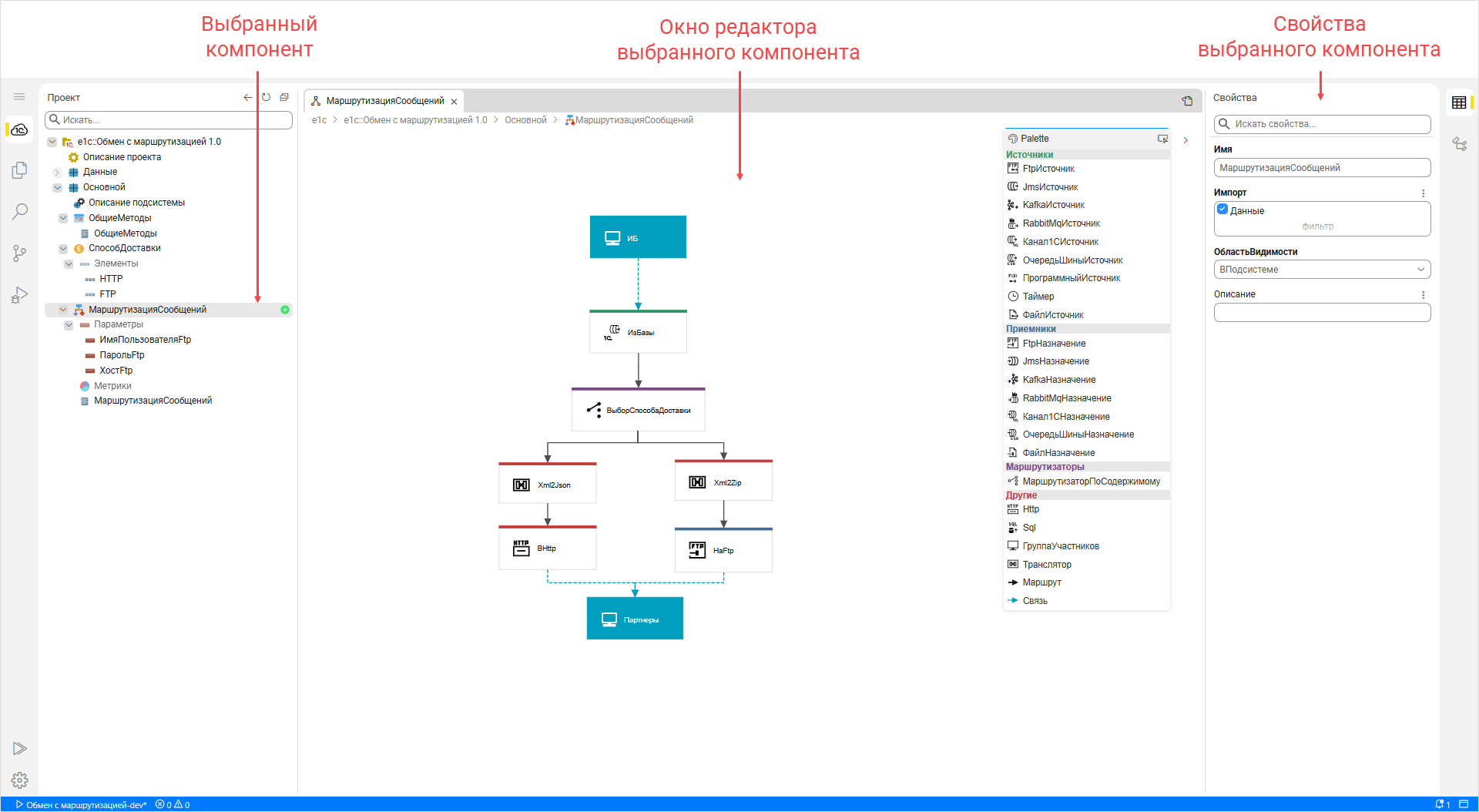 Окно редактора формы объекта