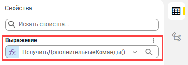 Свойства выражения
