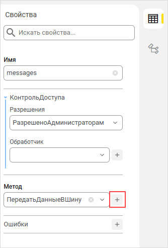 Задание метода обработчика