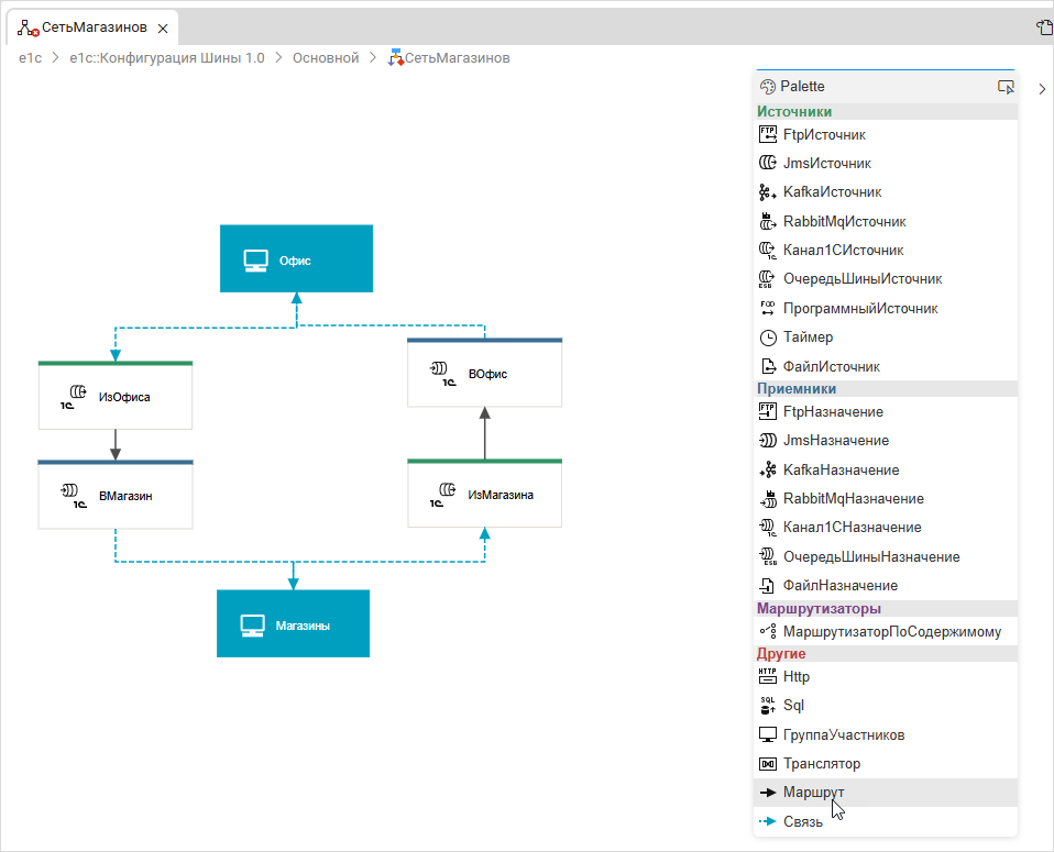 Добавление маршрутов