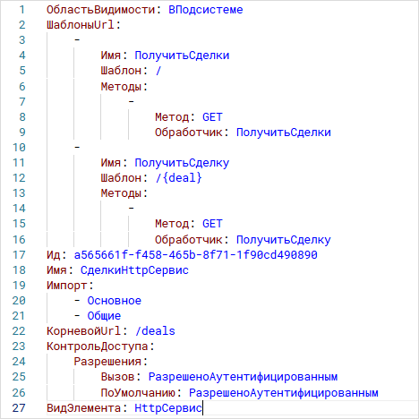 YAML-файл до форматирования